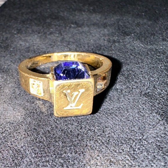 Louis Vuitton BO Pend. Gamble Azur Pendant, bracelet and ring. 5 piece set. - Picture 15 of 17